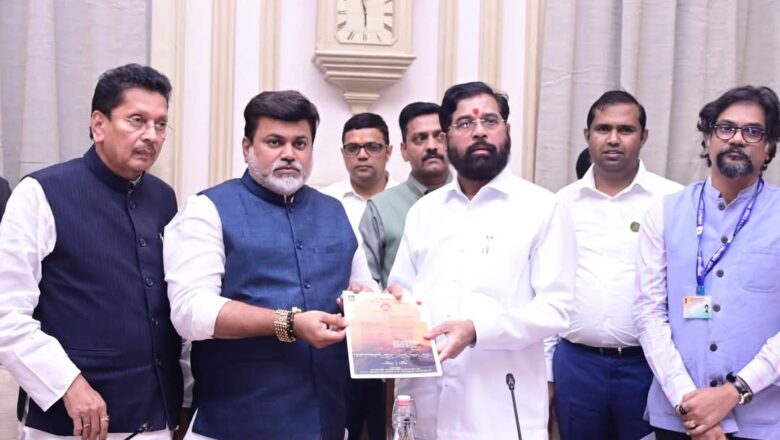 मराठी भाषा विभागाची आढावा बैठक आज सह्याद्री अतिथीगृहात पार पडली.- एकनाथ शिंदे